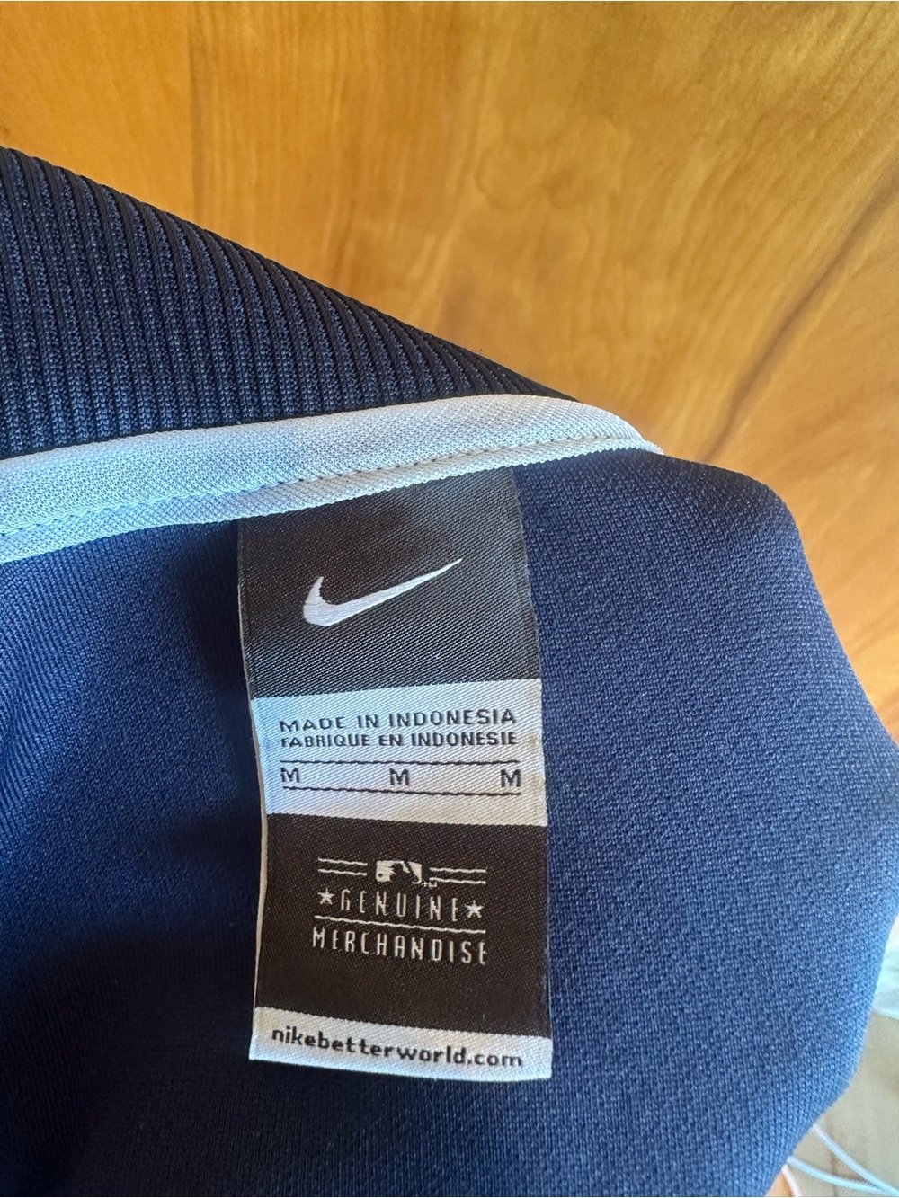 Nike Navy and White Yankees Track Jacket - Picture 2 of 6